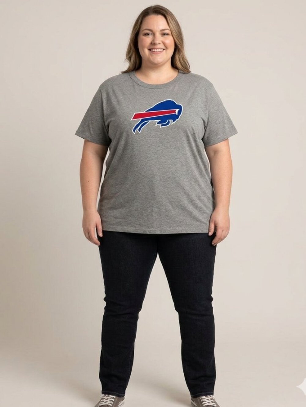 NWT NFL Team Apparel Buffalo Bills Gray Graphic Tee 4XL 🏈